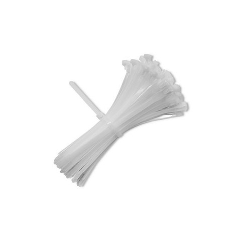 Opaski zaciskowe wielorazowe/trytytki | 7.2*300mm | Nylon UV | Białe Opaski zaciskowe wielorazowe/trytytki | 7.2*300mm | Nylon UV | Białe