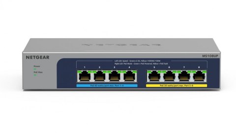 Przełącznik MS108UP Switch 8x2.5GE PoE++ Przełącznik MS108UP Switch 8x2.5GE PoE++