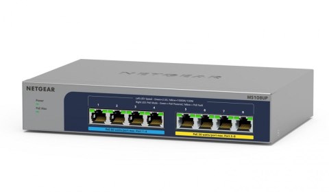 Przełącznik MS108UP Switch 8x2.5GE PoE++ Przełącznik MS108UP Switch 8x2.5GE PoE++