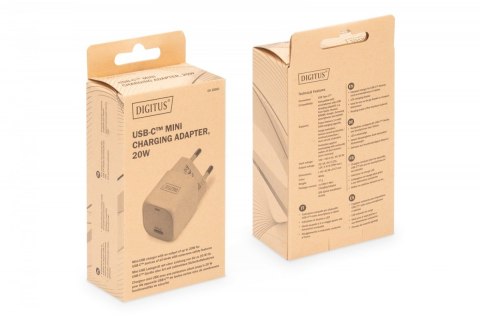 Ładowarka sieciowa mini zasilacz 1x USB-C PD 3.0 20W Biała Ładowarka sieciowa mini zasilacz 1x USB-C PD 3.0 20W Biała