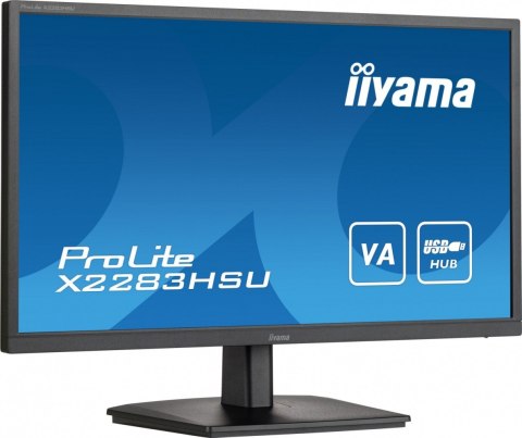 Monitor 21.5 cala X2283HSU-B1 VA,HDMI,DP,2x2W,2xUSB,1ms,VESA Monitor 21.5 cala X2283HSU-B1 VA,HDMI,DP,2x2W,2xUSB,1ms,VESA
