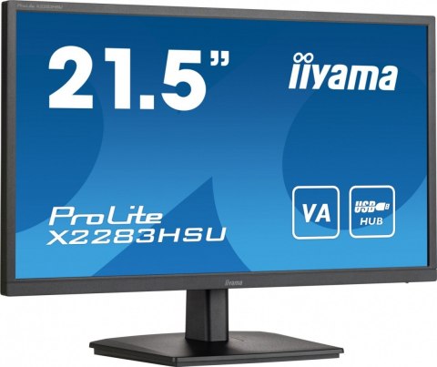 Monitor 21.5 cala X2283HSU-B1 VA,HDMI,DP,2x2W,2xUSB,1ms,VESA Monitor 21.5 cala X2283HSU-B1 VA,HDMI,DP,2x2W,2xUSB,1ms,VESA