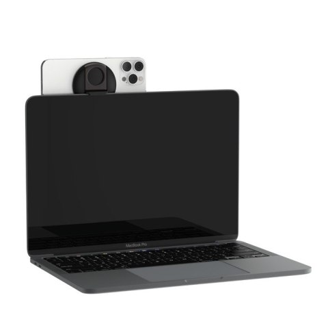 Uchwyt magnetyczny iPhone do MacBooka czarny Uchwyt magnetyczny iPhone do MacBooka czarny
