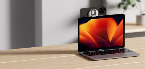 Uchwyt magnetyczny iPhone do MacBooka czarny Uchwyt magnetyczny iPhone do MacBooka czarny