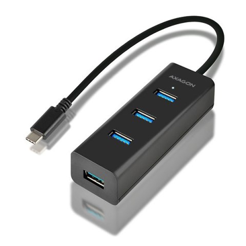 HUE-S2C Hub 4-portowy USB 3.2 Gen 1 charging hub, 40cm USB-C kabel, microUSB dodatkowe zasilanie HUE-S2C Hub 4-portowy USB 3.2 Gen 1 charging hub, 40cm USB-C kabel, microUSB dodatkowe zasilanie