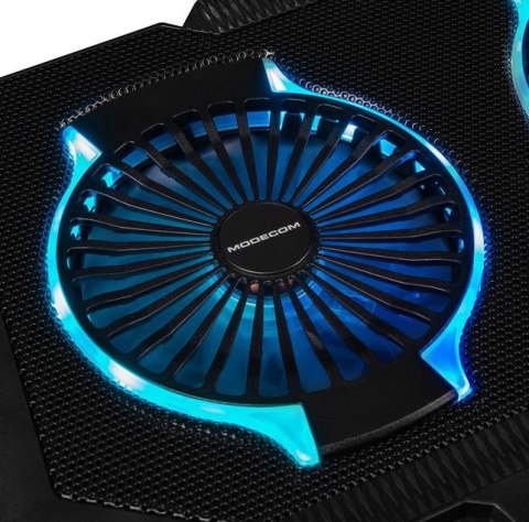 Podstawka chłodząca pod laptopa CF21 RGB SILENT FAN Czarna Podstawka chłodząca pod laptopa CF21 RGB SILENT FAN Czarna