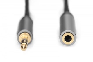 Kabel przedłużający audio MiniJack Stereo Typ 3.5mm/3.5mm M/Ż nylon 3m