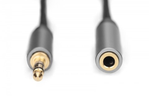 Kabel przedłużający audio MiniJack Stereo Typ 3.5mm/3.5mm M/Ż nylon 3m