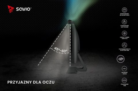 Lightbar Lampka LED na monitor, USB, RGB LB-01