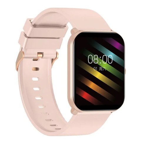 Smartwatch W01 1.69 220 mAh Różowy Smartwatch W01 1.69 220 mAh Różowy