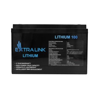 Akumulator LiFePO4 100AH 12.8V BMS EX.30455