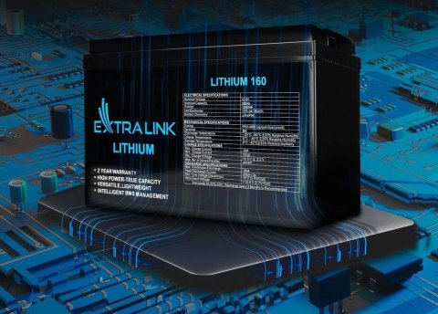 Akumulator LiFePO4 160AH 12.8V BMS EX.30462 Akumulator LiFePO4 160AH 12.8V BMS EX.30462