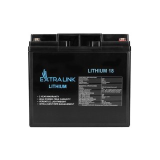 Akumulator LiFePO4 18AH 12.8V BMS EX.30417
