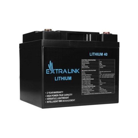 Akumulator LiFePO4 40AH 12.8V BMS EX.30431 Akumulator LiFePO4 40AH 12.8V BMS EX.30431