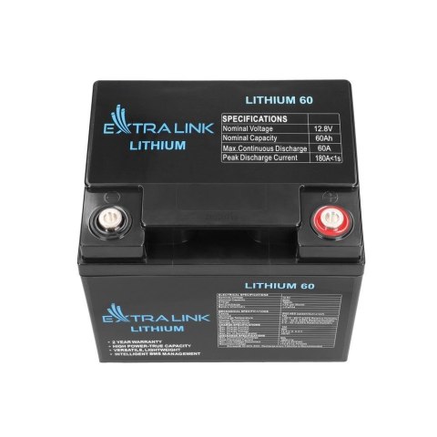 Akumulator LiFePO4 60AH 12.8V BMS EX.30448 Akumulator LiFePO4 60AH 12.8V BMS EX.30448