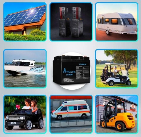 Akumulator LiFePO4 60AH 12.8V BMS EX.30448 Akumulator LiFePO4 60AH 12.8V BMS EX.30448
