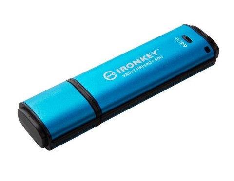 Pendrive 64GB IronKey Vault Privacy 50C AES-256 FIPS-197 Pendrive 64GB IronKey Vault Privacy 50C AES-256 FIPS-197
