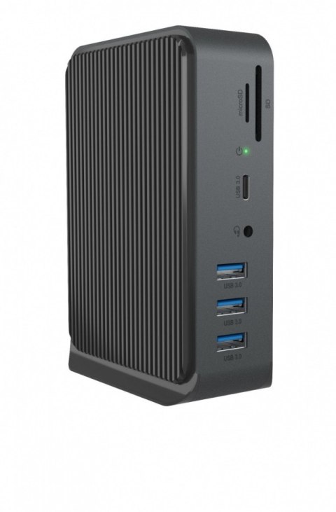 Stacja dokująca IB-DK2261AC 13w1 USB Type-C,7xUSB,czytnik kart,Audio in/out,LAN,HDMI Stacja dokująca IB-DK2261AC 13w1 USB Type-C,7xUSB,czytnik kart,Audio in/out,LAN,HDMI
