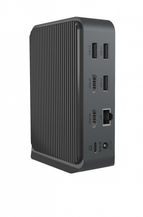 Stacja dokująca IB-DK2261AC 13w1 USB Type-C,7xUSB,czytnik kart,Audio in/out,LAN,HDMI Stacja dokująca IB-DK2261AC 13w1 USB Type-C,7xUSB,czytnik kart,Audio in/out,LAN,HDMI