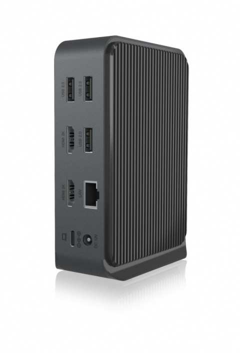 Stacja dokująca IB-DK2261AC 13w1 USB Type-C,7xUSB,czytnik kart,Audio in/out,LAN,HDMI Stacja dokująca IB-DK2261AC 13w1 USB Type-C,7xUSB,czytnik kart,Audio in/out,LAN,HDMI