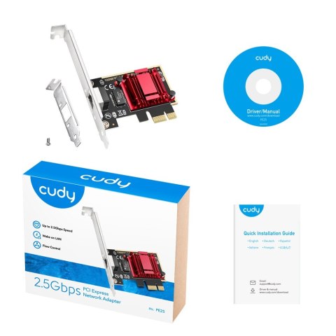 Karta sieciowa PE25 2.5 Gb PCI-E Karta sieciowa PE25 2.5 Gb PCI-E