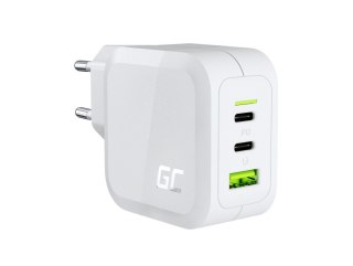 Ładowarka PowerGaN 65W PD 3.0 QC 3.0 2xUSB-C 1xUSB-A biała