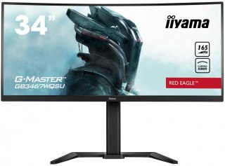 Monitor 34 cale G-MASTER GB3467WQSU-B5 VA,UWQHD,165HZ,HAS(15cm),1500R,4xUSB