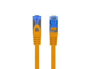 Patchcord kat.6a S/FTP LSZH CCA 0.25m pomarańczowy fluke