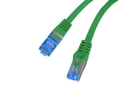 Patchcord kat.6a S/FTP LszH CCA 0.25m zielony fluke Patchcord kat.6a S/FTP LszH CCA 0.25m zielony fluke
