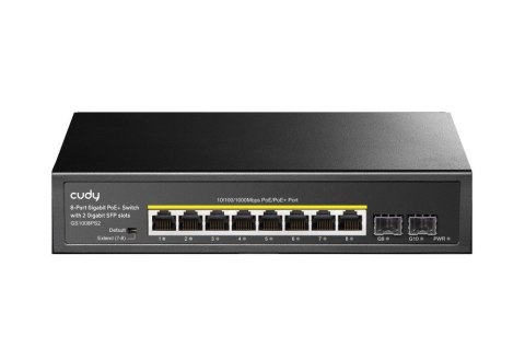Przełącznik GS1008PS2 Switch 8xGE PoE+ 120W 2xSFP Przełącznik GS1008PS2 Switch 8xGE PoE+ 120W 2xSFP