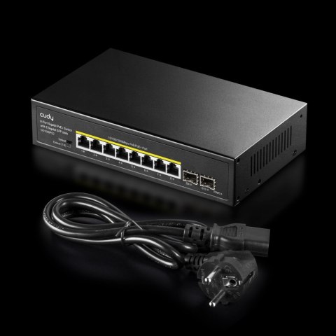 Przełącznik GS1008PS2 Switch 8xGE PoE+ 120W 2xSFP Przełącznik GS1008PS2 Switch 8xGE PoE+ 120W 2xSFP