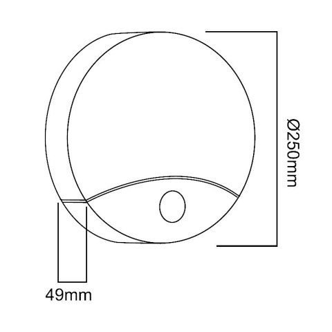 Lampa LED z czujnikiem ruchu MCE357W Lampa LED z czujnikiem ruchu MCE357W