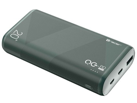 Powerbank Kori 20000mAh QC3.0-PD20W GR zielony Powerbank Kori 20000mAh QC3.0-PD20W GR zielony