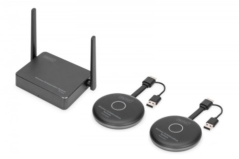 Przedłużacz/Extender HDMI system pracy zespołowej, bezprzewodowy 50m 4K 60Hz 5GHz (zestaw)