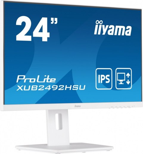 Monitor 23.8 cala XUB2492HSU-W5 IPS,HDMI,DP,VGA,USB,HAS(150mm),biały