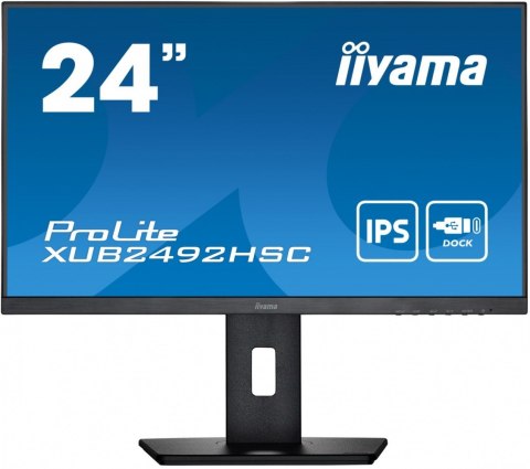 Monitor 24 cale XUB2492HSC-B5 IPS,USB-C,HDMI,DP,USB3.0,HAS(150mm)