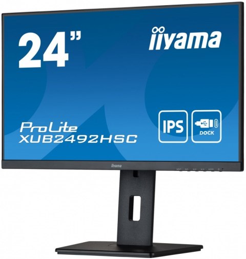 Monitor 24 cale XUB2492HSC-B5 IPS,USB-C,HDMI,DP,USB3.0,HAS(150mm)