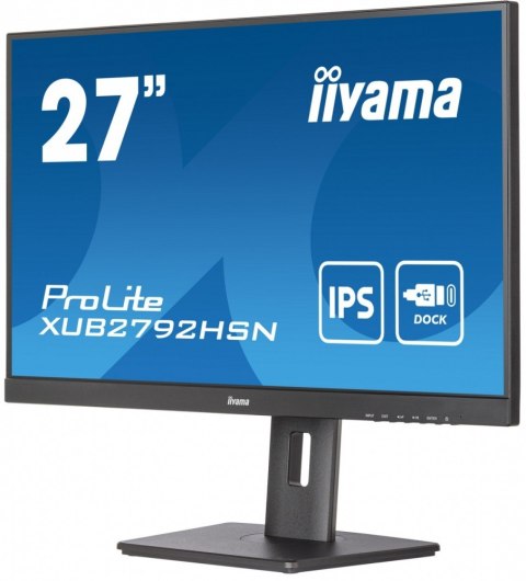 Monitor 27 cali XUB2792HSN-B5 IPS,FHD,HDMI,DP,USB-c Dock,HAS(150mm)