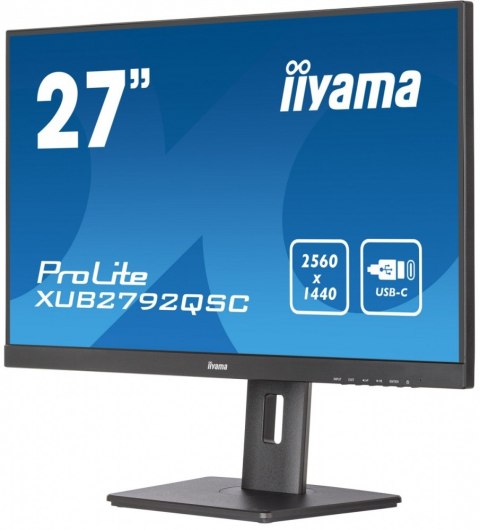 Monitor 27 cali XUB2792QSC-B5 IPS,QHD,USB-C,HDMI,DP,USB3.0,HAS(150mm)