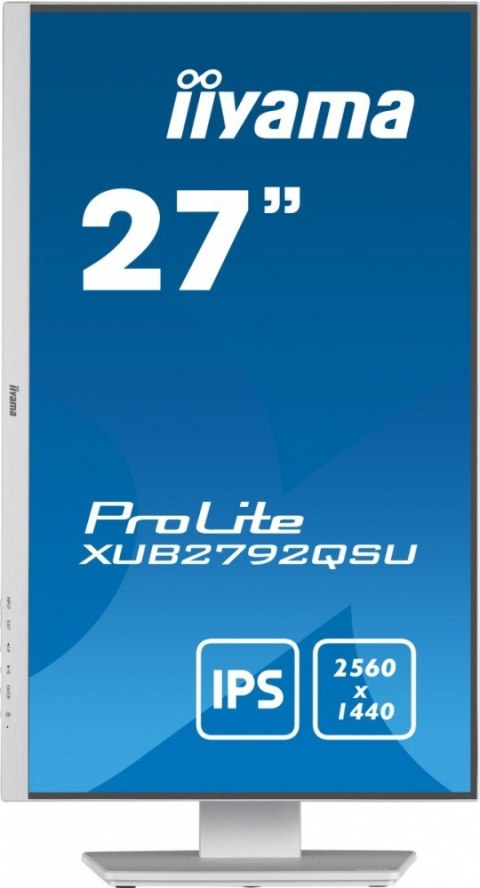Monitor 27 cali 'XUB2792QSU-W5 IPS,WQHD,HDMI,DP,DVI,HAS(150mm),biały