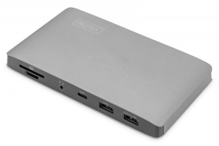 Stacja dokująca USB-C 11-portów z Thunderbolt 3, 8K 30Hz, PD 3.0, RJ45, Aluminiowa