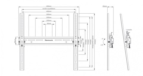 Uchwyt do projektora WL35-350BL14 SUF