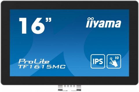 Monitor 15.6 cala TF1615MC-B1 IPS,pojemnościowa 10 punktów,450cd/m2,IP65,7H,HDMI,DP,VGA Monitor 15.6 cala TF1615MC-B1 IPS,pojemnościowa 10 punktów,450cd/m2,IP65,7H,HDMI,DP,VGA