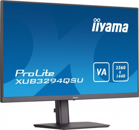 Monitor 32 cale XUB3294QSU-B1 VA,WQHD,HDMI,DP,HAS(150mm),USB3.0,2x2W Monitor 32 cale XUB3294QSU-B1 VA,WQHD,HDMI,DP,HAS(150mm),USB3.0,2x2W