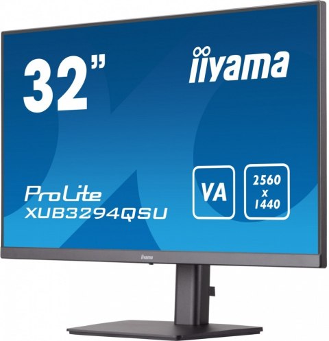 Monitor 32 cale XUB3294QSU-B1 VA,WQHD,HDMI,DP,HAS(150mm),USB3.0,2x2W Monitor 32 cale XUB3294QSU-B1 VA,WQHD,HDMI,DP,HAS(150mm),USB3.0,2x2W