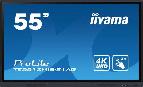 Monitor interaktywny 55 cali TE5512MIS-B1AG INFRARED,40pkt,IPS,4K,,7H,WiFi