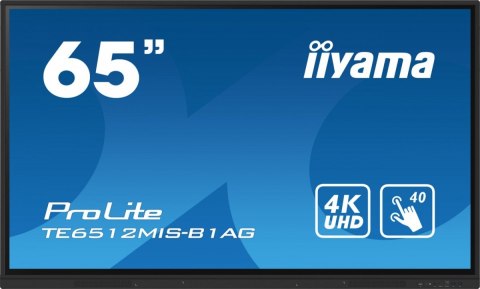 Monitor interaktywny 65 cali TE6512MIS-B1AG INFRARED,40pkt,IPS,4K,,7H,WiFi Monitor interaktywny 65 cali TE6512MIS-B1AG INFRARED,40pkt,IPS,4K,,7H,WiFi