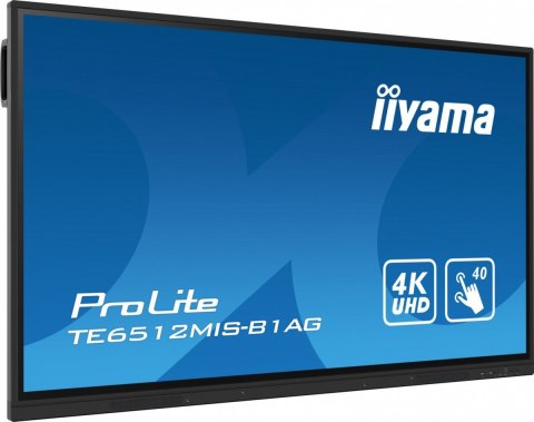 Monitor interaktywny 65 cali TE6512MIS-B1AG INFRARED,40pkt,IPS,4K,,7H,WiFi Monitor interaktywny 65 cali TE6512MIS-B1AG INFRARED,40pkt,IPS,4K,,7H,WiFi