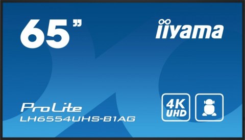 Monitor wielkoformatowy 64.5 cala LH6554UHS-B1AG 24/7,IPS,ANDROID.11,4K,SDM,2x10W Monitor wielkoformatowy 64.5 cala LH6554UHS-B1AG 24/7,IPS,ANDROID.11,4K,SDM,2x10W