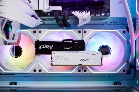 Pamięć DDR5 Fury Beast RGB 64GB(2*32GB)/6000 CL36 biała Pamięć DDR5 Fury Beast RGB 64GB(2*32GB)/6000 CL36 biała